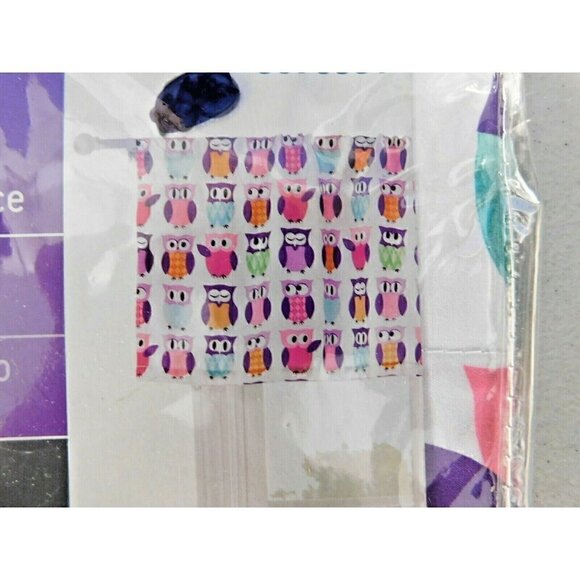 HOME ROD POCKET MULTI COLOR WITH OWLS VALANCE 15 X 50 INCHES, #0670001 - Picture 2 of 4